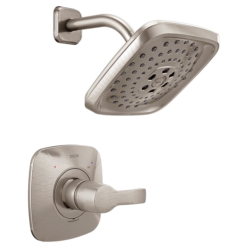 REGADERA PARA BAÑO - INCLUYE CABEZAL DE DUCHA, MONOMANDO Y BRAZO - ACERO INOXIDABLE - TESLA - DELTA BATH